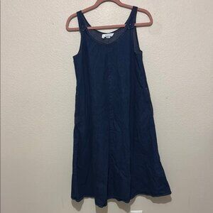 Levi’s Sleeveless Vintage Women's Blue Denim Midi Dress